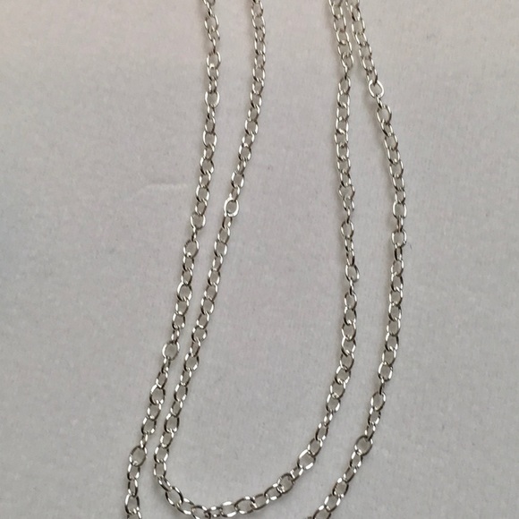 Crazy Lace Blue Agate on Silver Plated Chain - Picture 6 of 7